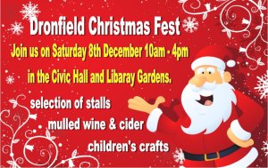 Dronfield Christmas Fest this Saturday, 8th December