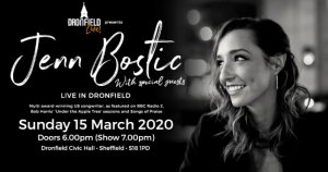 Dronfield Live presents Jenn Bostic