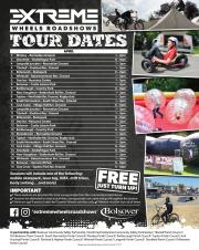 Extreme Wheels Tour Dates - April 2023