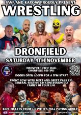 Kapow Wrestling at Dronfield Civic Hall