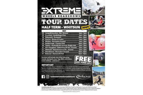 Extreme Wheels in Dronfield - May Half Term!