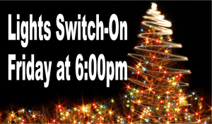2019 Christmas Lights Switch-On Friday at 6:00pm