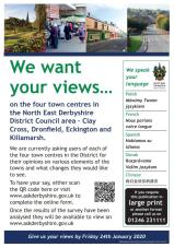 Town Centre Health Check Survey by North East Derbyshire District Council