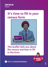 The Census is coming. Census Day is on Sunday 21st March 2021.