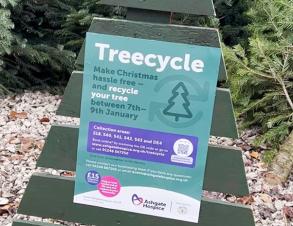 Recycle your Christmas Tree with Ashgate Hospice