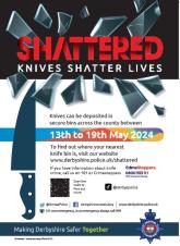 Derbyshire Police - Knife Amnesty 13th to 19th May 2024